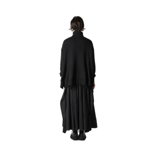 Liy/C French Terry Flared Half-Zip Pullover