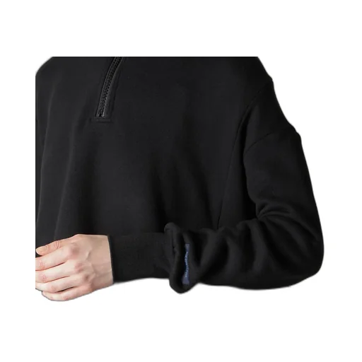 Liy/C French Terry Flared Half-Zip Pullover