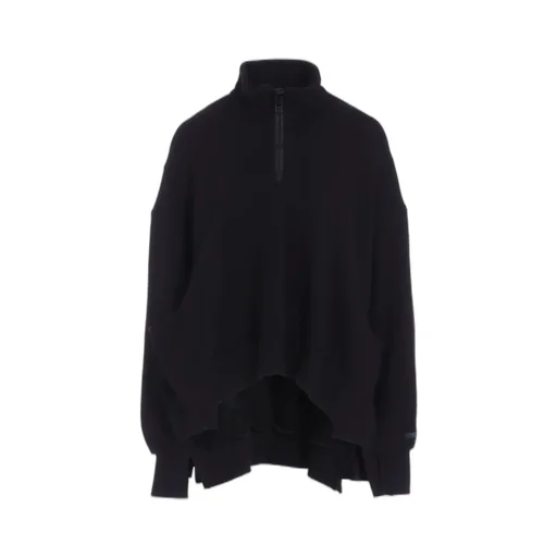 Liy/C French Terry Flared Half-Zip Pullover