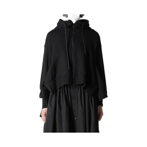 Liy/C French Terry Flared Hoodie