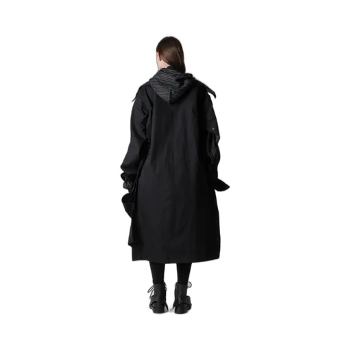 10Oz Uneven Yarn Denim A Snap Button Big Coat