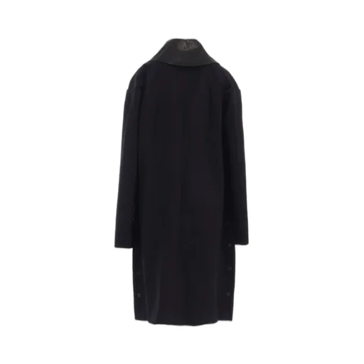 10Oz Uneven Yarn Denim A Snap Button Big Coat