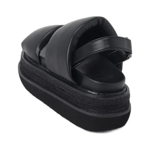 Pu Leather Flatform Sandal
