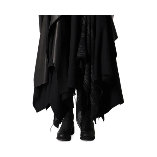 Wool Viyella Draped Flare Dress