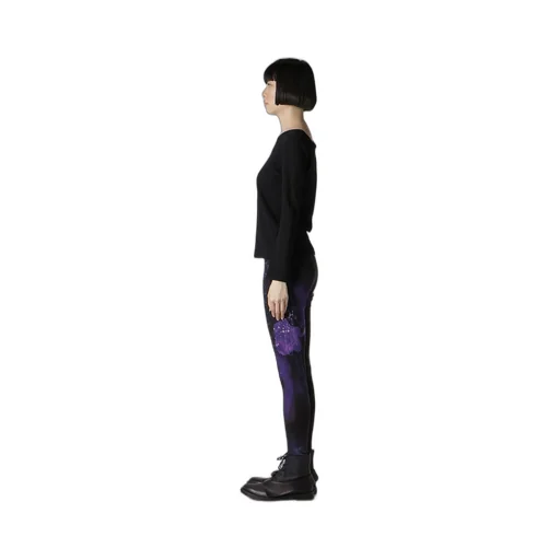 Airy Spun Light Milled Angular Neck Long T-Shirt
