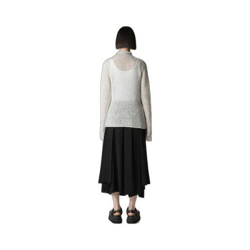 Summer Knit High Neck Top