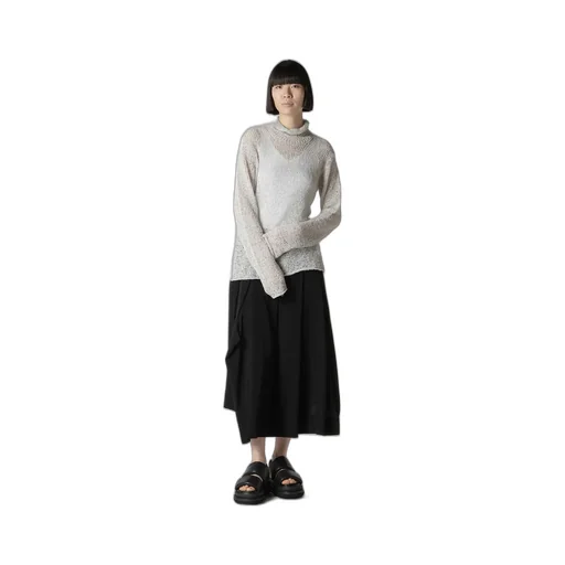 Summer Knit High Neck Top