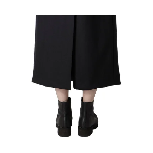 W/Saxony R Double Layered Long Coat