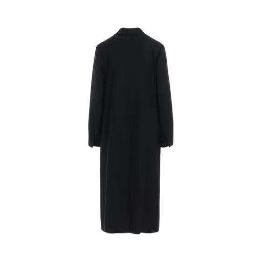 W/Saxony R Double Layered Long Coat