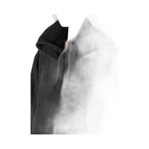 Tweed Cloth B Collar Coat