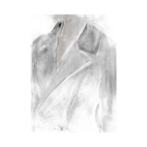 W/Ca Beaver Cloth Paneled Flare Coat