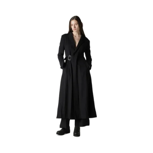 W/Ca Beaver Cloth Waist Belt D Coat