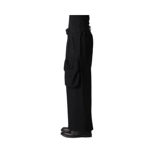 Wool Viyella L Out Pocket Wide Pants