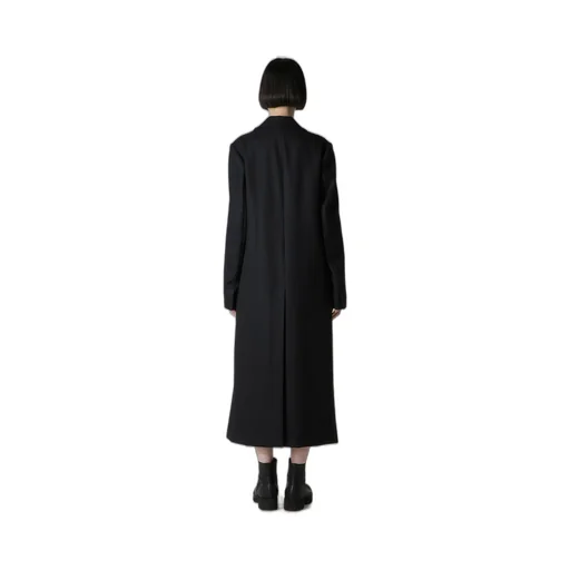 W/Saxony R Double Layered Long Coat