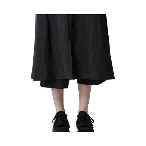 Ny/Si Taffeta Hooded Zip Coat