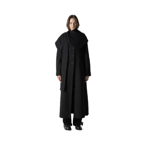 Wool Viyella Reversible Stole D Coat