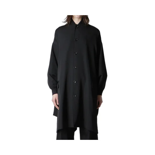 Gabardine Padded Drape Coat