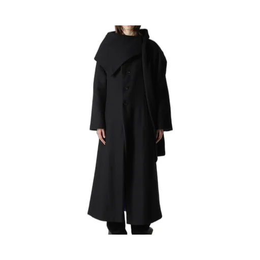 Wool Viyella Reversible Stole D Coat
