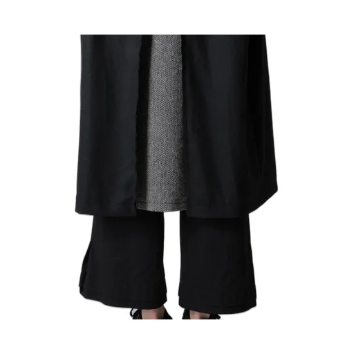 W/Saxony B/Tweed Stand Coat