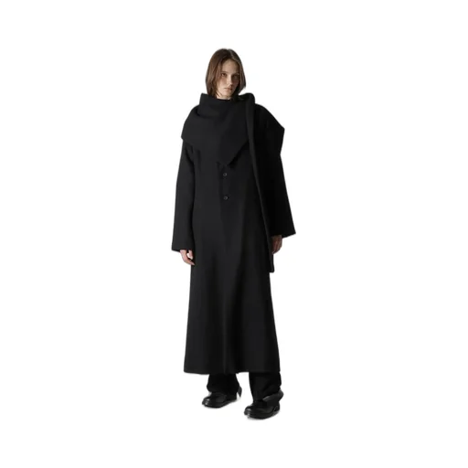 Wool Viyella Reversible Stole D Coat