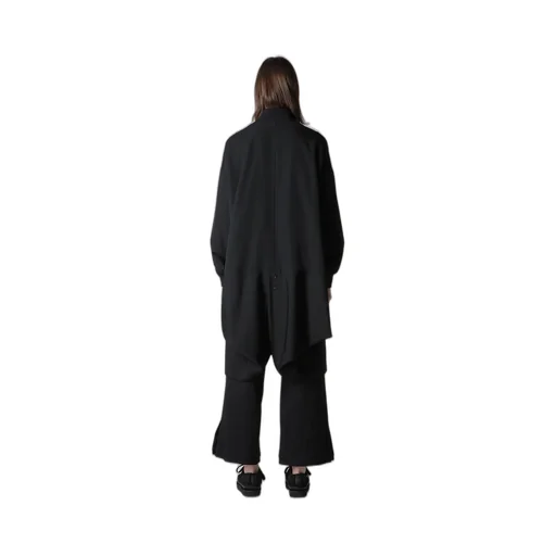 Gabardine Padded Drape Coat