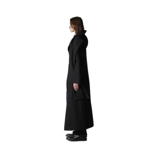 Wool Viyella Reversible Stole D Coat