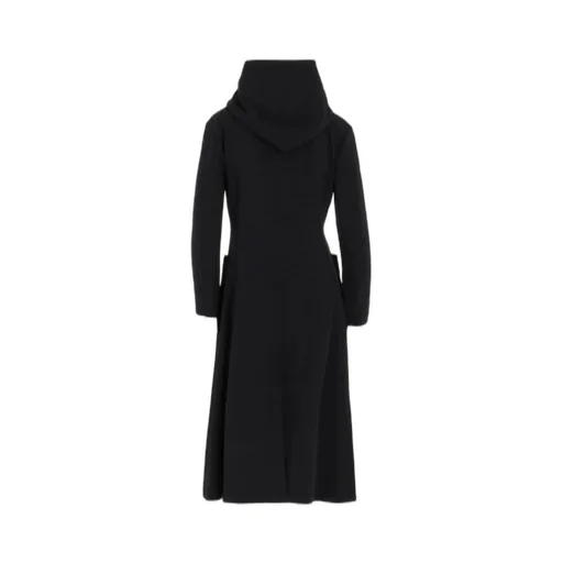 Ny/Si Taffeta Hooded Zip Coat
