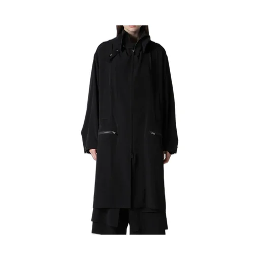 Ta/Pe Crepe De Chine B Collar Coat