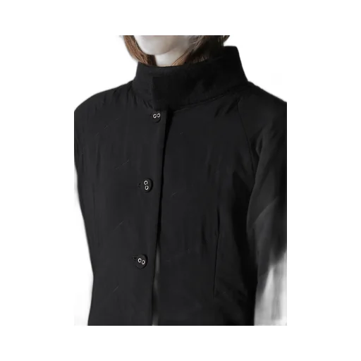 Wool Viyella Reversible Stand Collar Coat