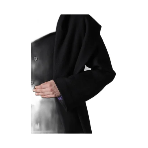 Wool Viyella Reversible Stole D Coat
