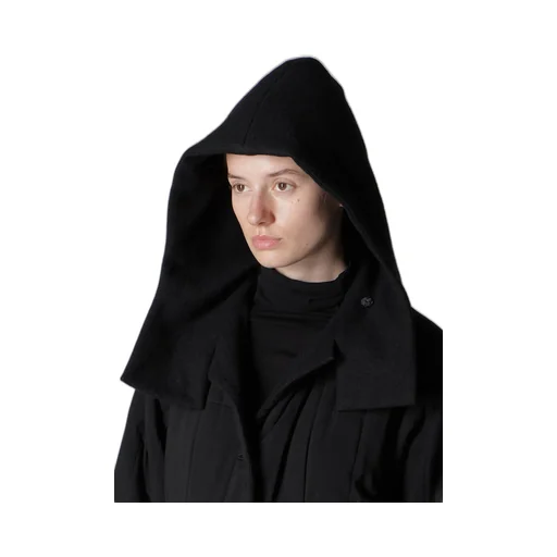 Wool Viyella Reversible Hooded Coat