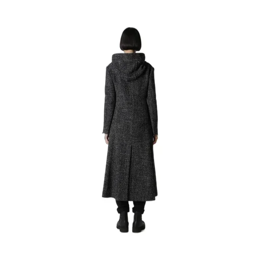 Handmade Tweed Hooded Zip Coat