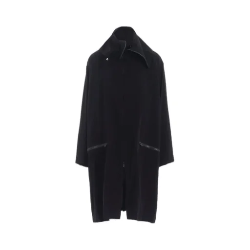 Ta/Pe Crepe De Chine B Collar Coat