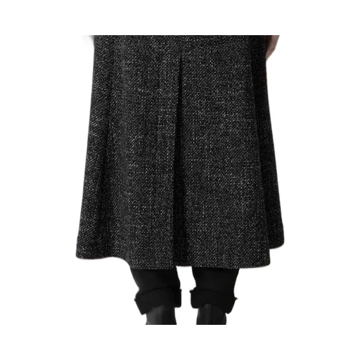 Handmade Tweed Hooded Zip Coat