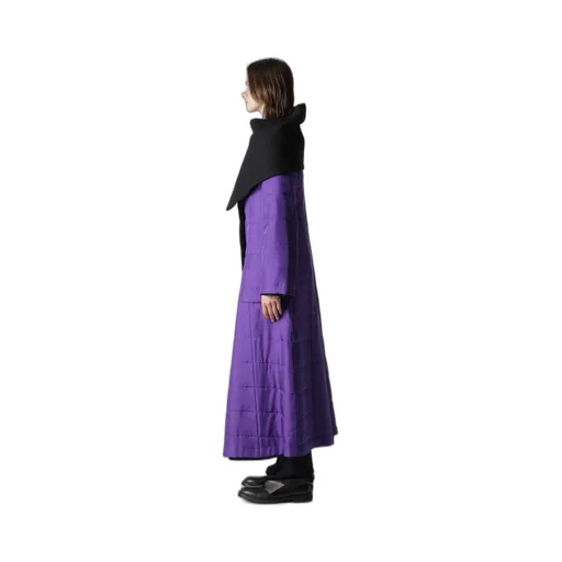 Wool Viyella Reversible Stole D Coat