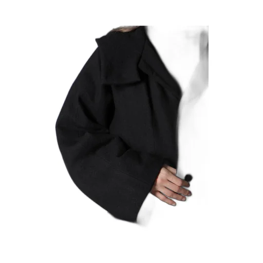 Wool Viyella Reversible Hooded Coat