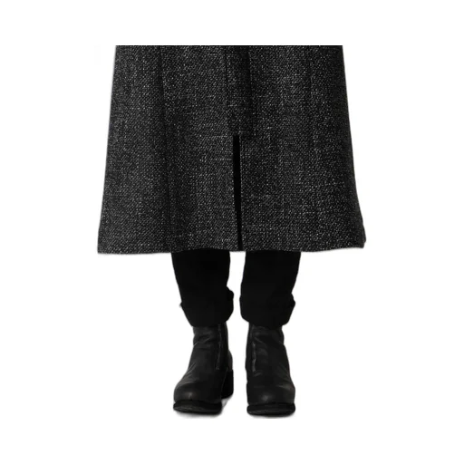 Handmade Tweed Hooded Zip Coat