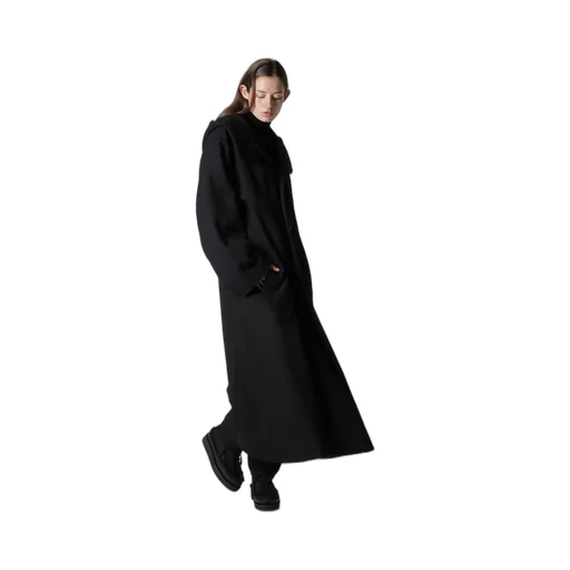 Wool Viyella Reversible Hooded Coat
