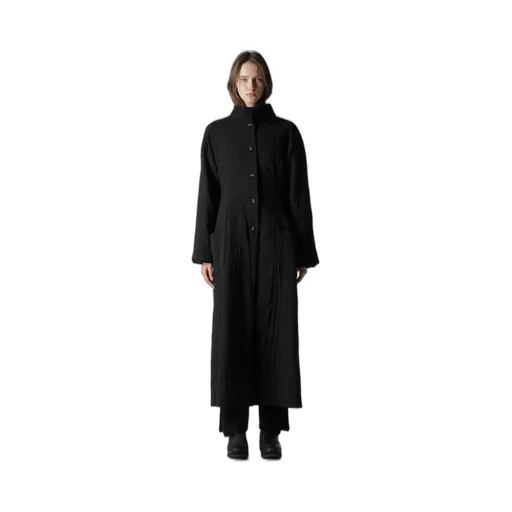 Wool Viyella Reversible Stand Collar Coat