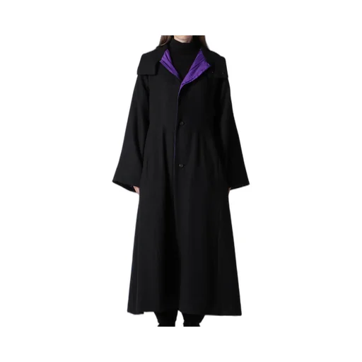 Overdye Wool Viera Reversible Hooded Coat
