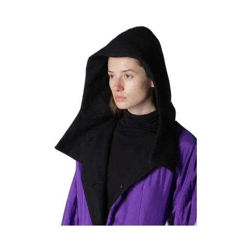 Overdye Wool Viera Reversible Hooded Coat
