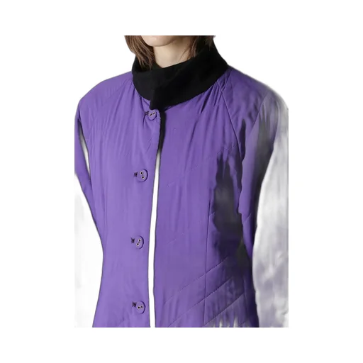 Overdye Wool Viera Reversible Stand Collar Coat