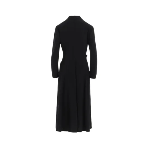 Ta/Pe Crepe De Chine Waist Belt D Coat