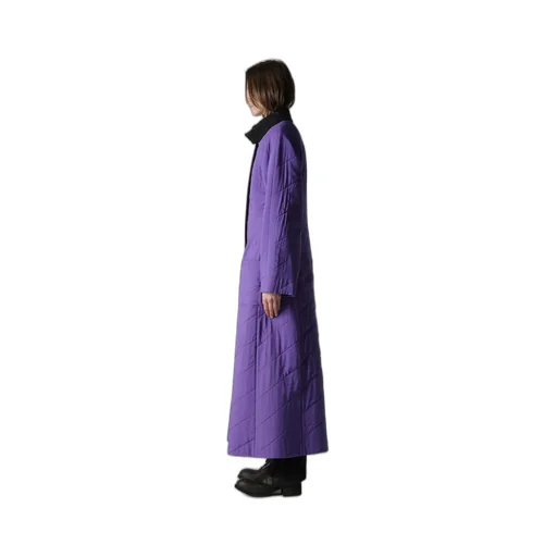 Overdye Wool Viera Reversible Stand Collar Coat