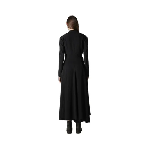 Ta/Pe Crepe De Chine Waist Belt D Coat