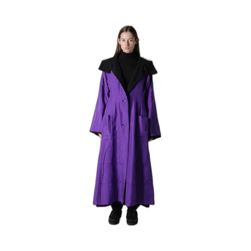 Overdye Wool Viera Reversible Hooded Coat