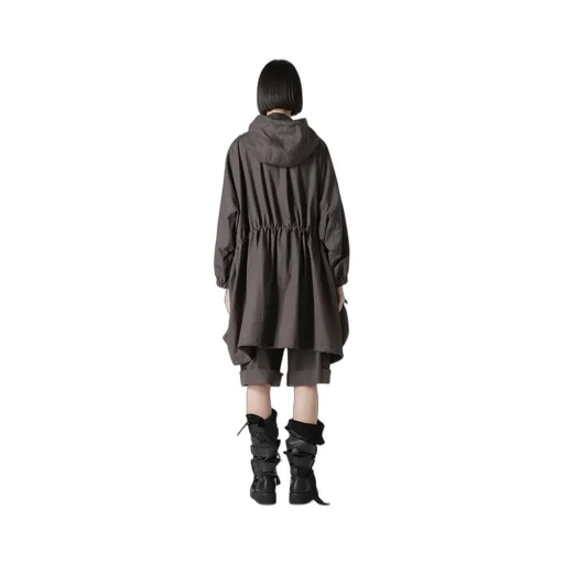 S High-Twisted Gabardine Dolman Slv Coat