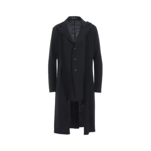 Washable Wool Fabric Combi Long Jacket