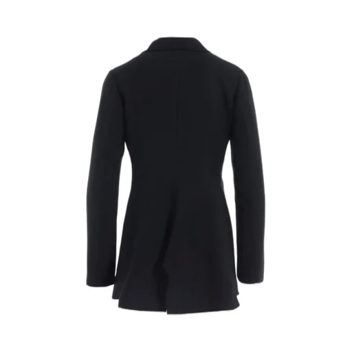 W/Saxony Asm Rounded Hem Jacket