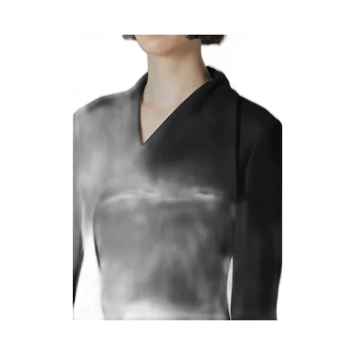 W/Saxony Asm Rounded Hem Jacket